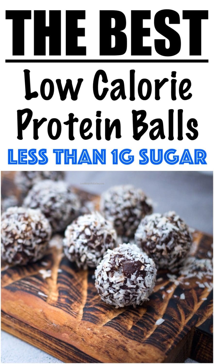Chocolate Coconut Protein Balls with Oats