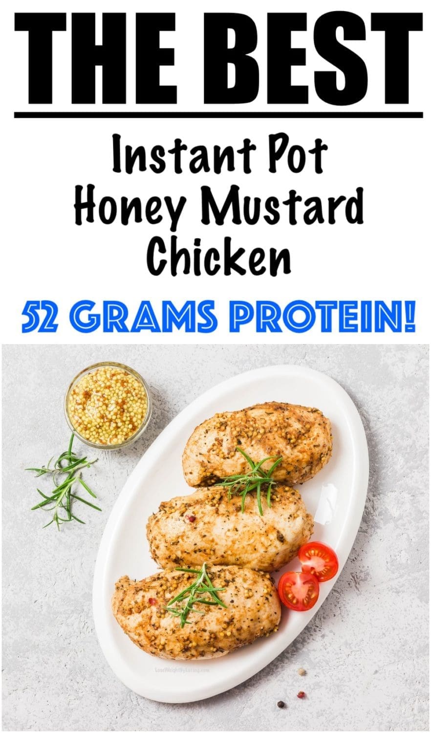 Honey Mustard Instant Pot Chicken Breast Recipe