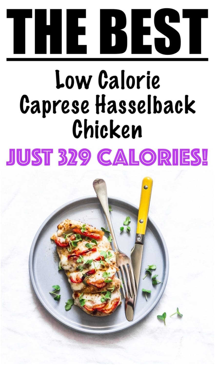 Hasselback Caprese Chicken Recipe
