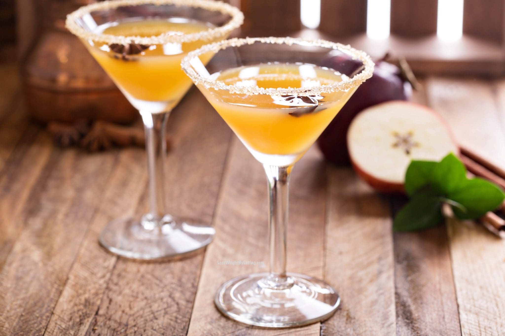 Low Calorie Apple Martinis - Lose Weight By Eating