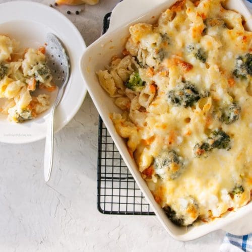 Baked Macaroni and Cheese with Pumpkin