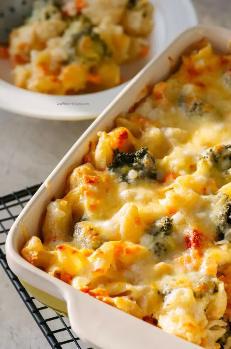 Low Calorie Baked Mac and Cheese with Broccoli and Pumpkin - Lose ...