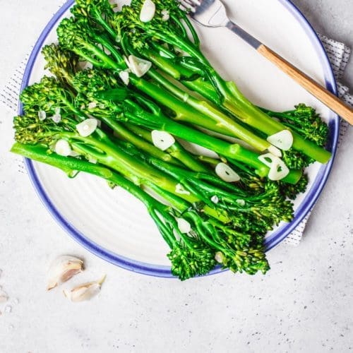 Oven Roasted Broccolini with Garlic and Lemon