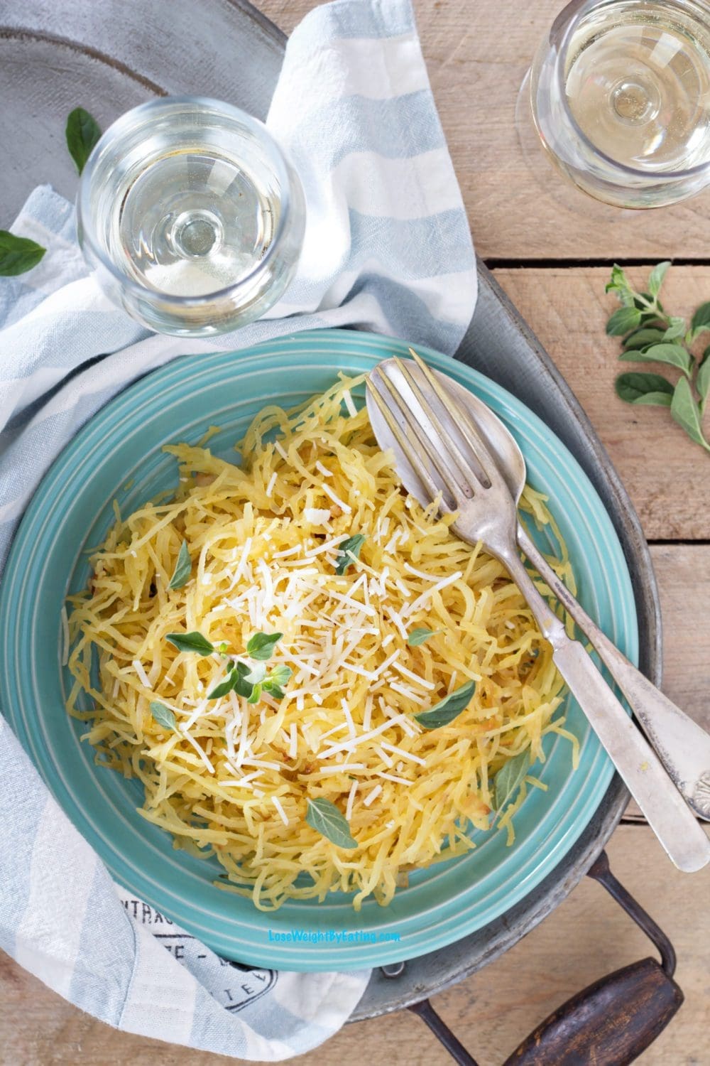 Instant Pot Spaghetti Squash with Parmesan