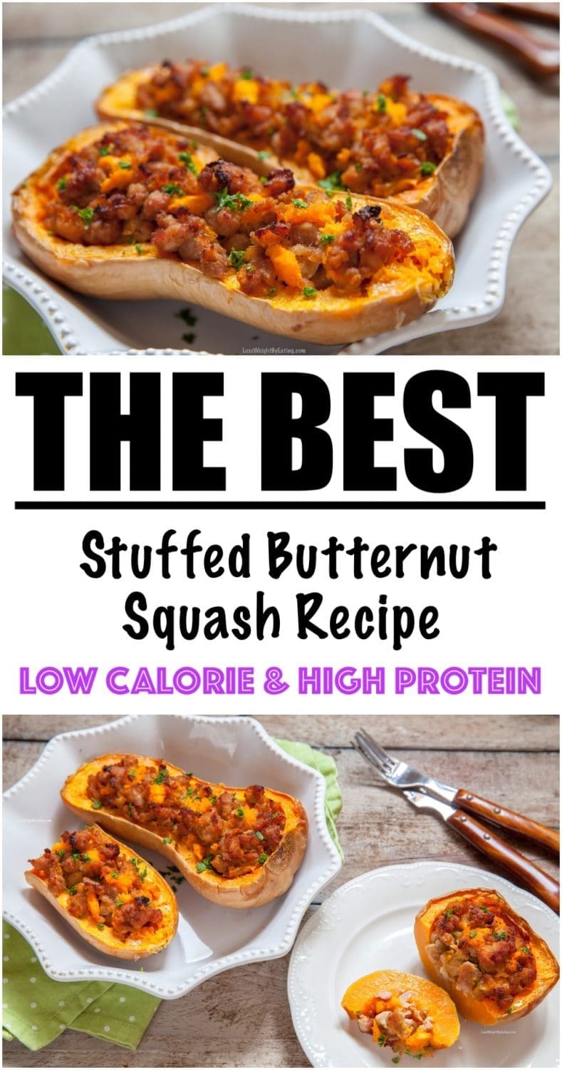 Protein Stuffed Butternut Squash Recipe