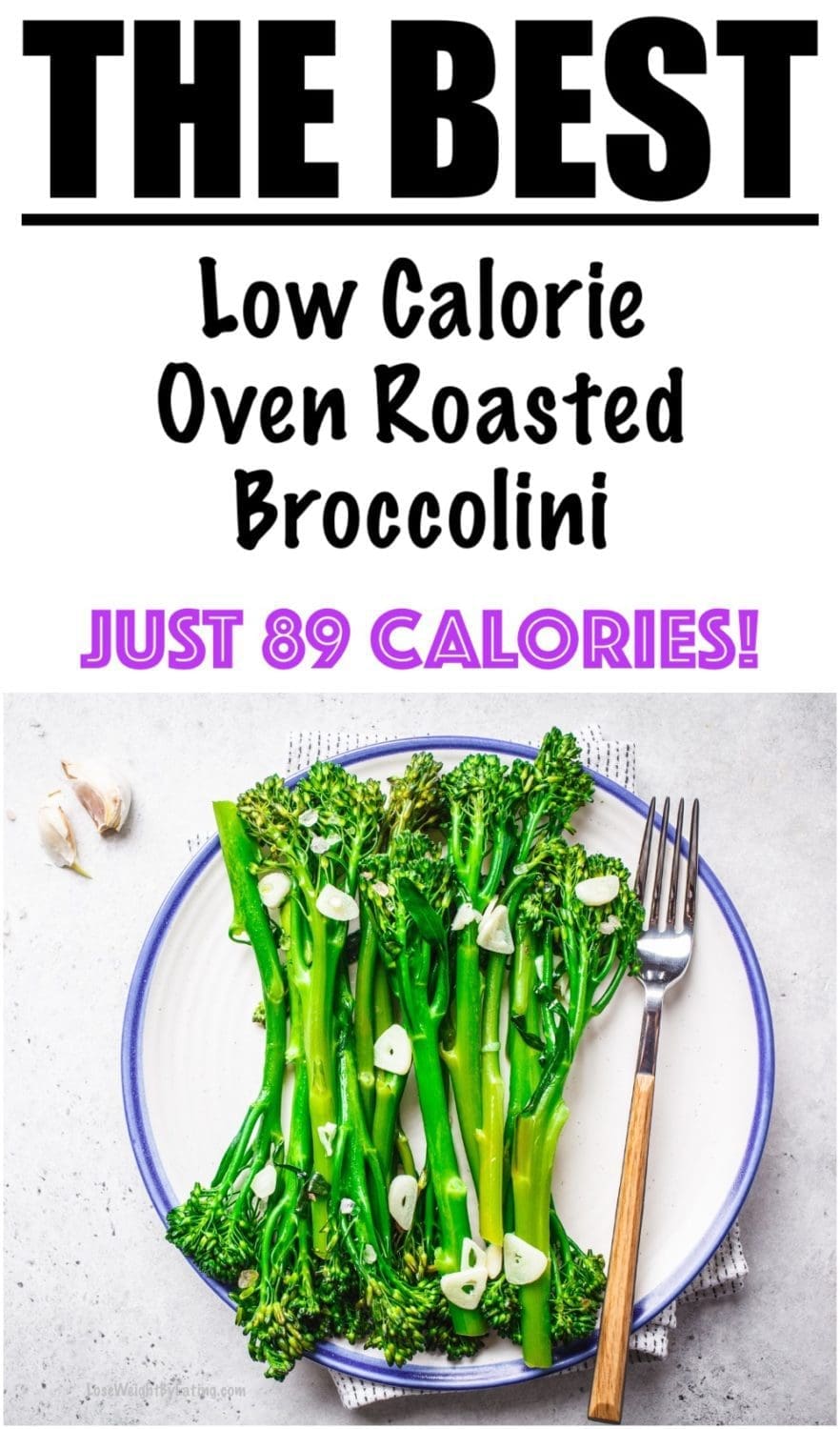 Oven Roasted Broccolini with Garlic and Lemon