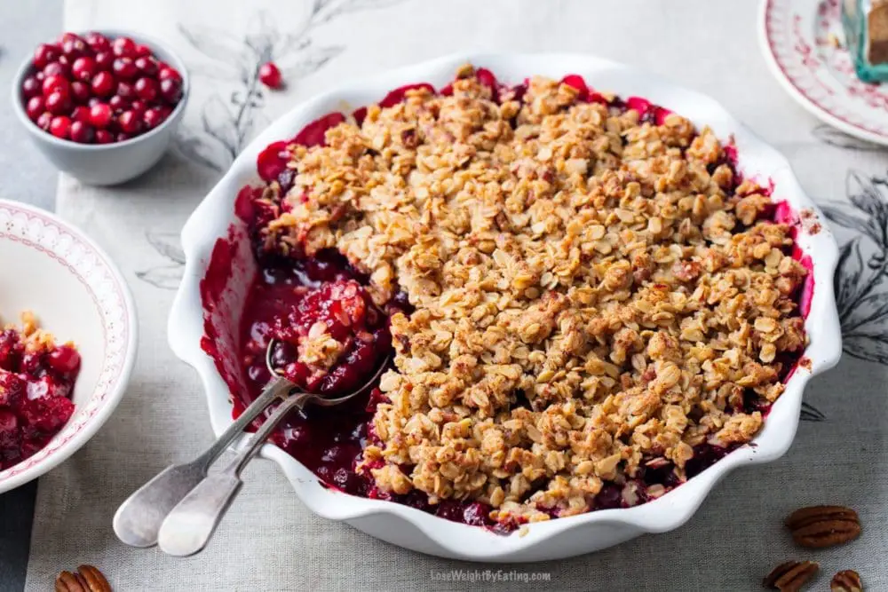 Low Calorie Cranberry Crisp