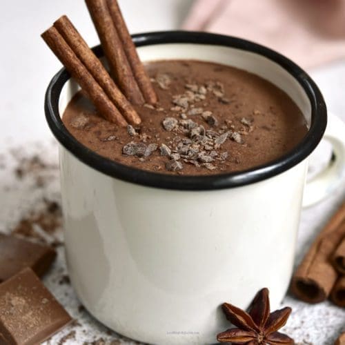 Homemade Hot Chocolate with Protein Powder