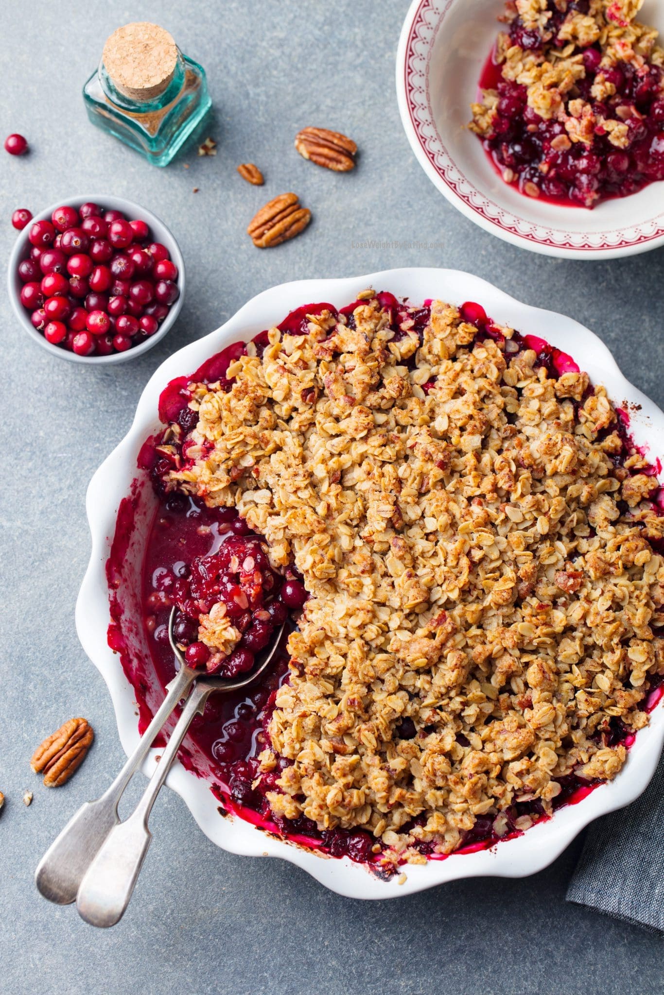 Low Calorie Cranberry Crisp - Lose Weight By Eating