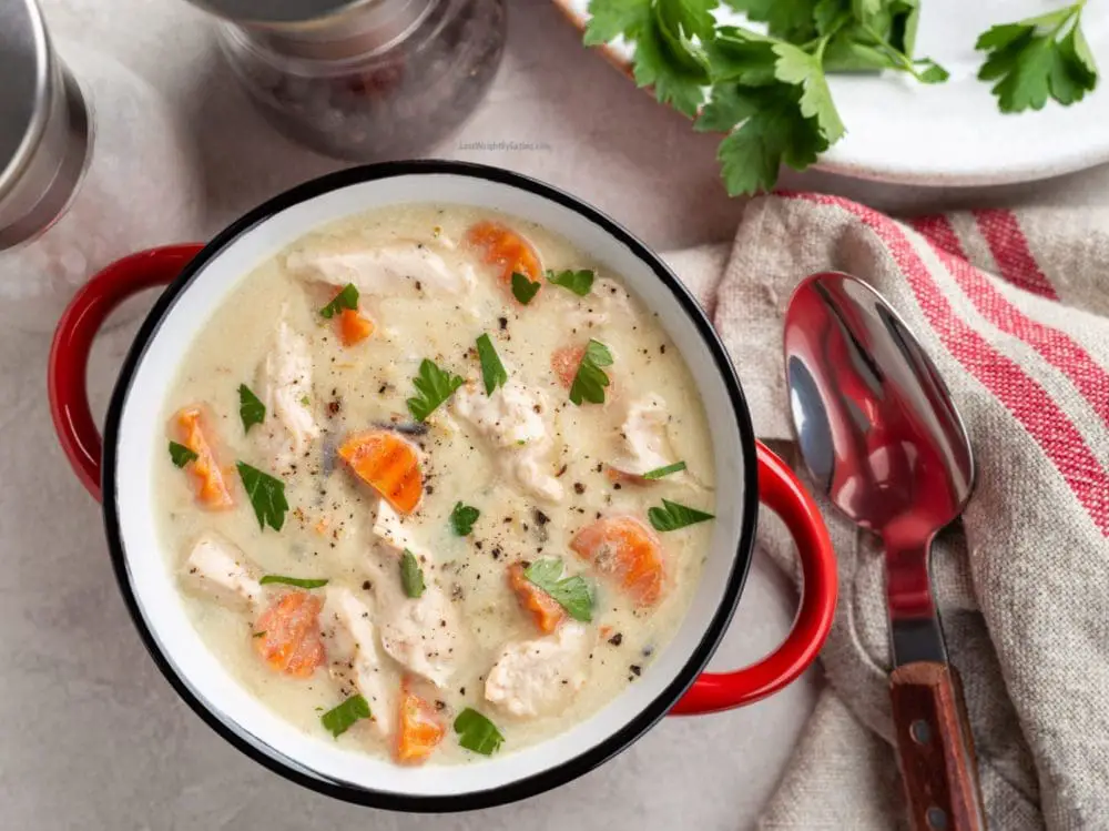 Healthy Slow Cooker Creamy Chicken Casserole Recipe • The Healthy Toast