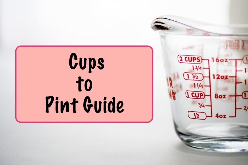 Cups to Pints Converter