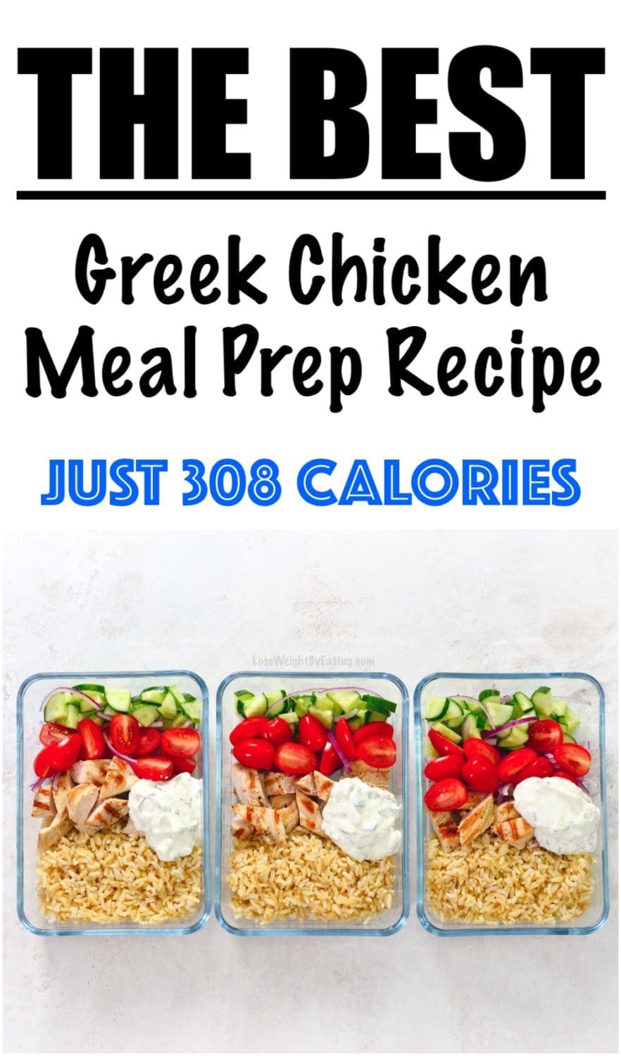 Greek Chicken Meal Prep Recipe