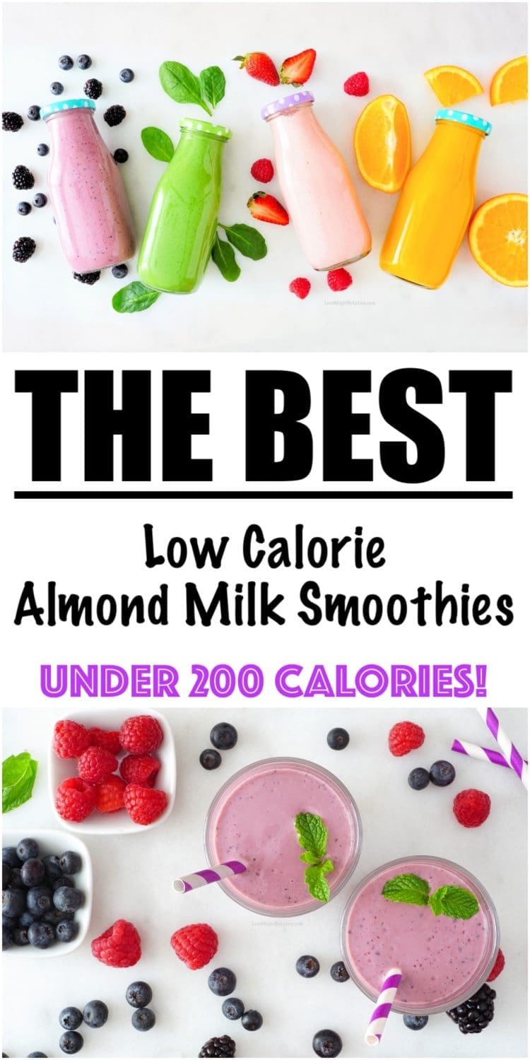 Low Calorie Almond Milk Smoothies for Weight Loss Lose Weight By Eating