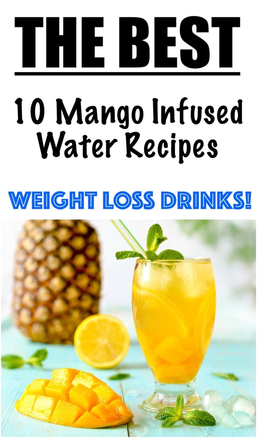 Mango Fruit Infused Water