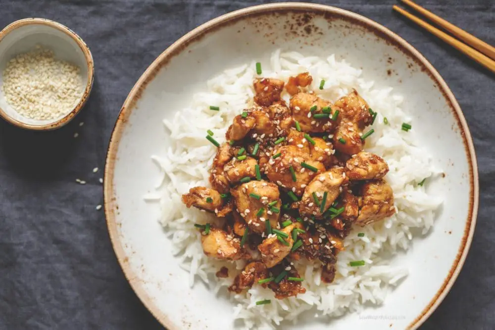 Healthy Chinese Sesame Chicken Recipe