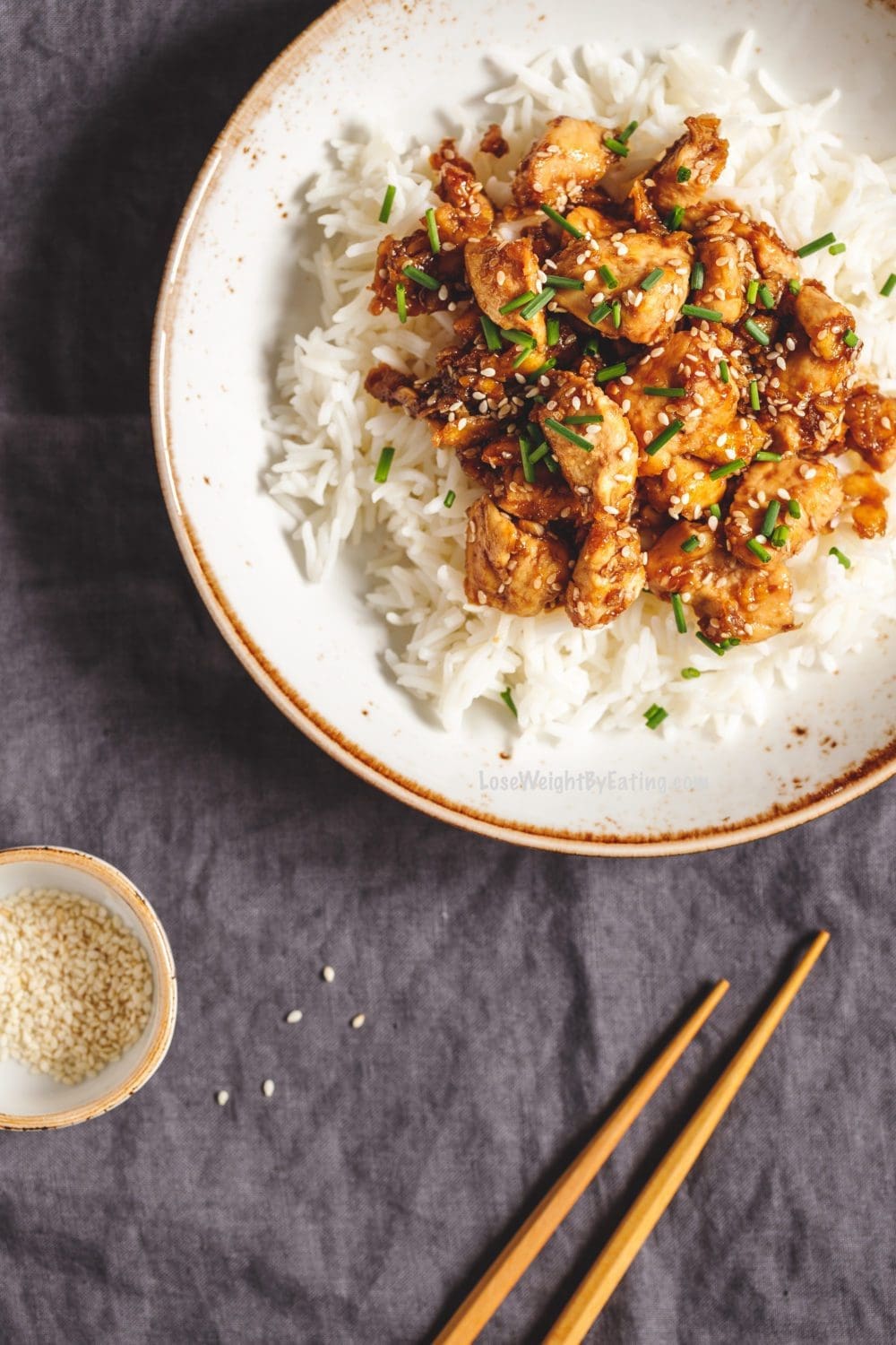 Healthy Chinese Sesame Chicken Recipe
