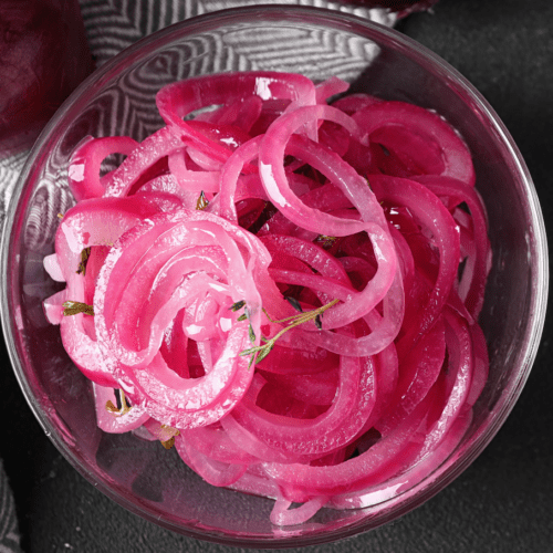 Red Pickled Onions