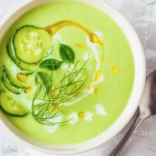 Cucumber Honeydew Cold Summer Soup