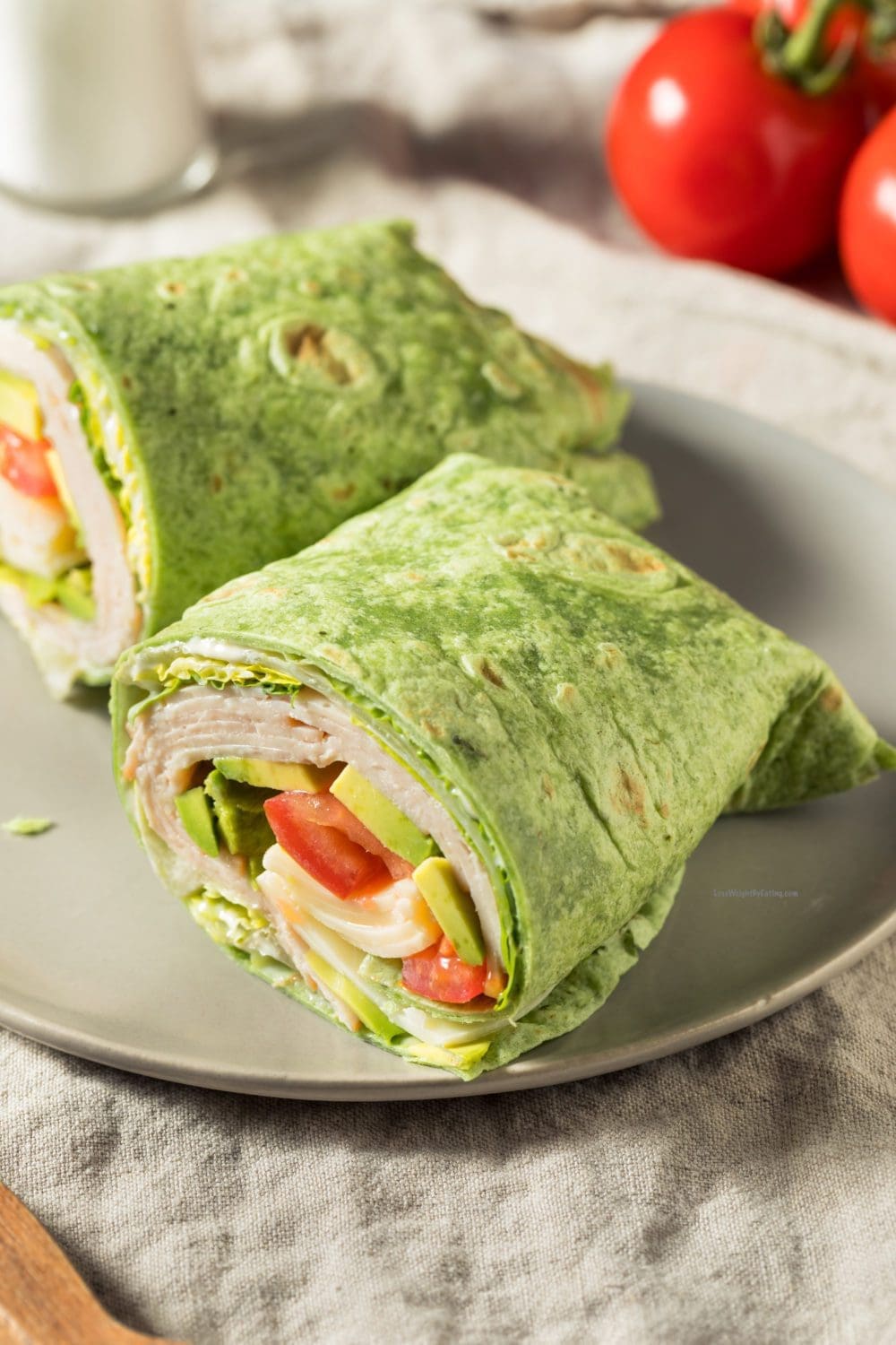 Healthy Turkey Spinach Wrap Recipe