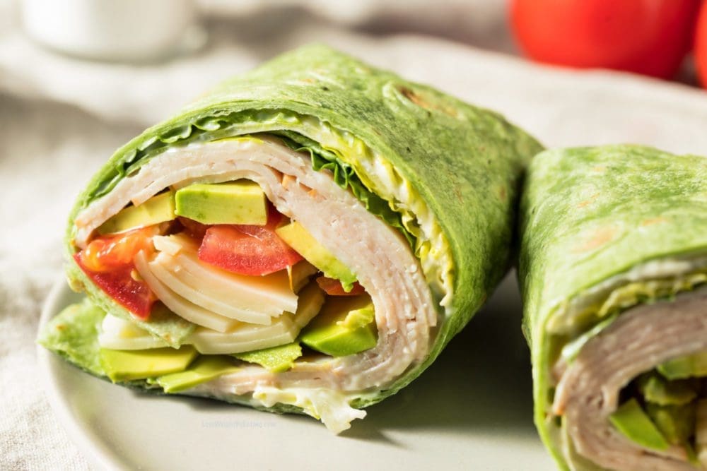 Healthy Turkey Spinach Wrap Recipe