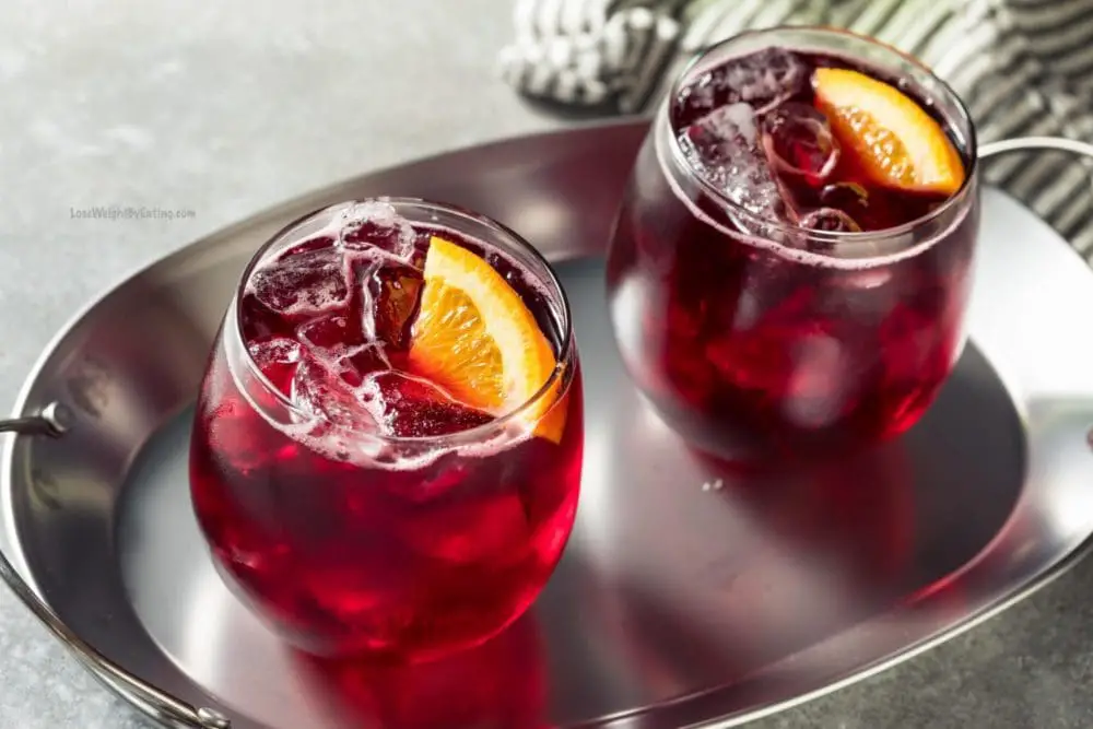 The Best low calorie Red Wine Spritzer