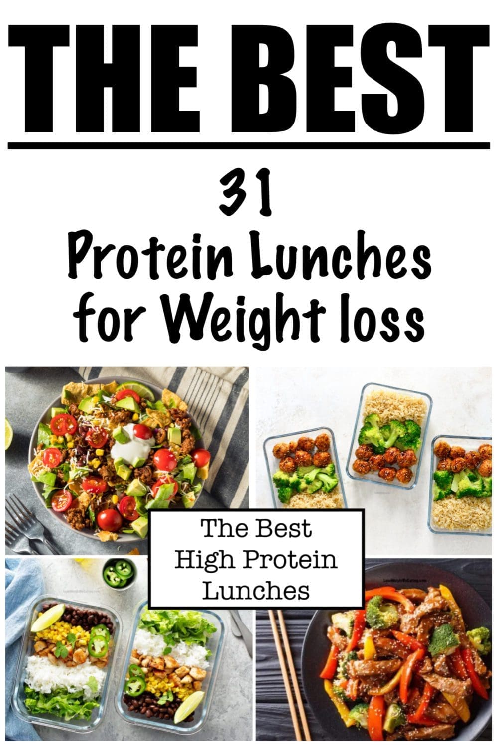 high protein lunches