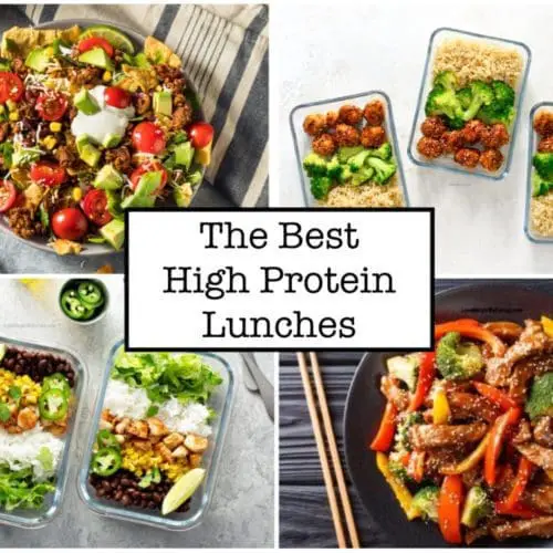 high protein lunches