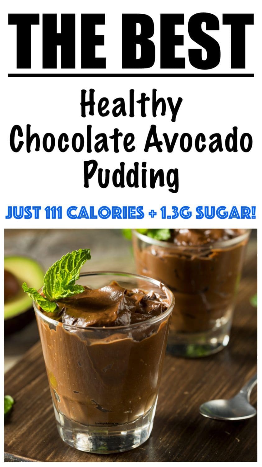 Healthy Chocolate Avocado Pudding