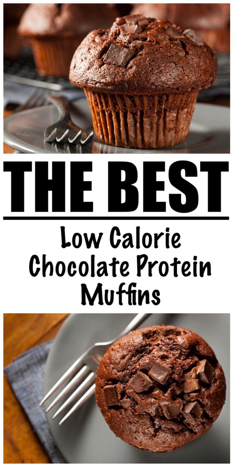 Low Calorie Chocolate Protein Muffins
