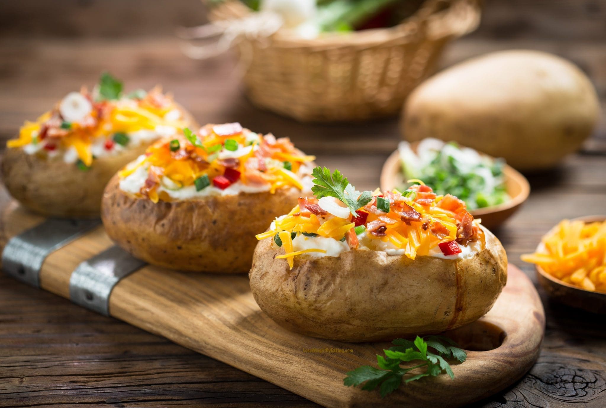 Low Calorie Baked Potato - Lose Weight By Eating