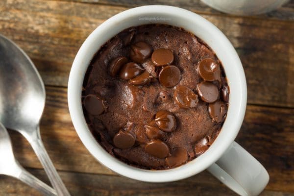 Healthy Chocolate Protein Mug Cake