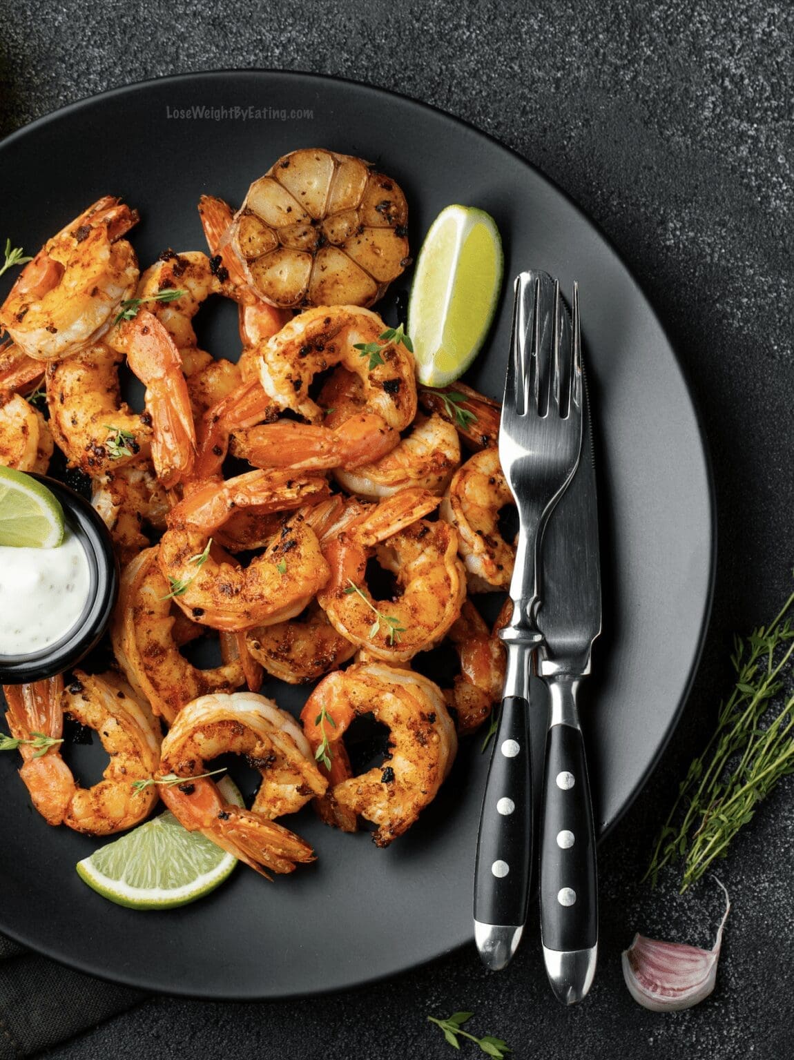 Low Calorie Garlic Shrimp for Weight Loss - Lose Weight By Eating