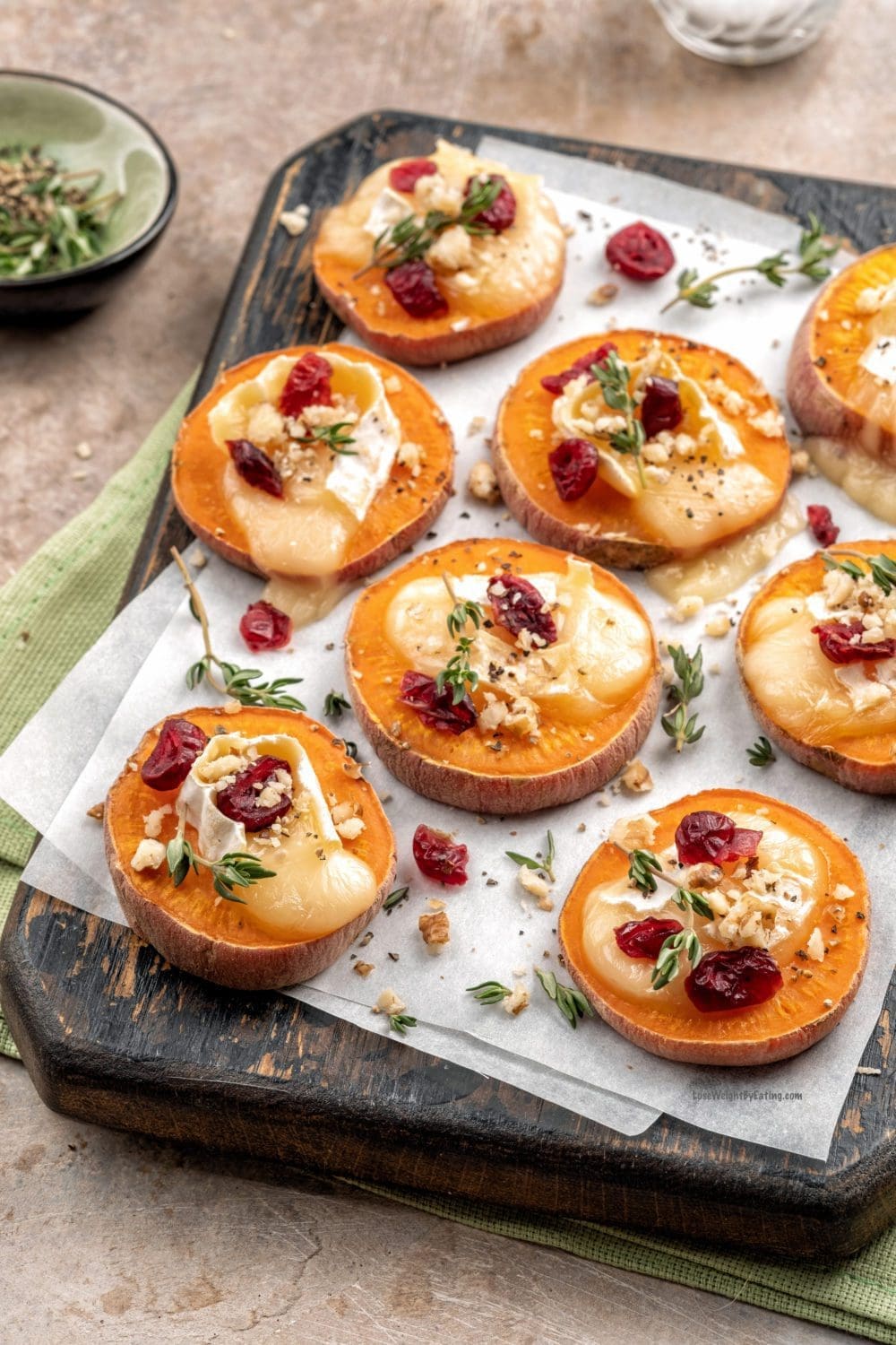 Brie and Sweet Potato Appetizer