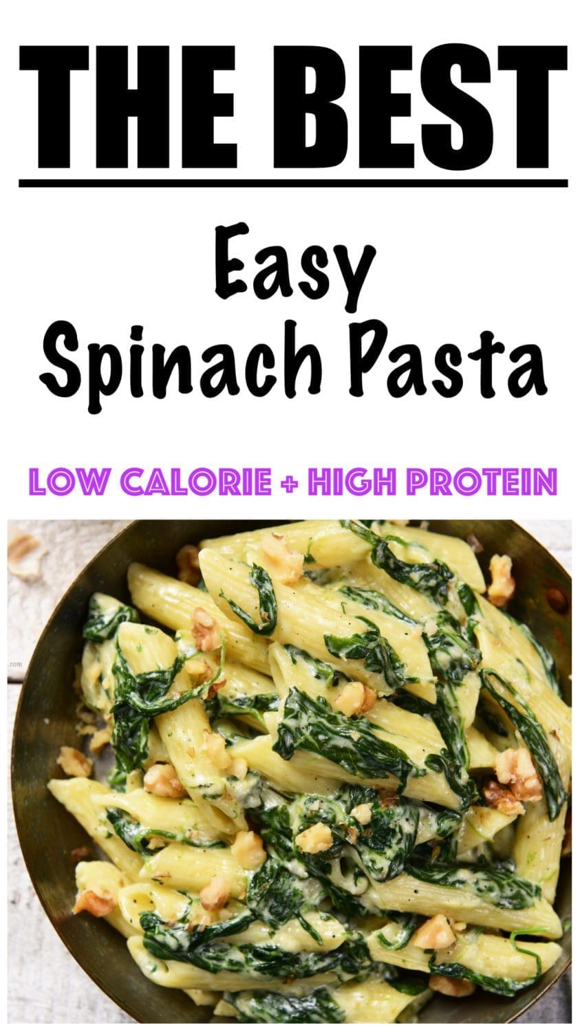 Easy Spinach Pasta Recipe