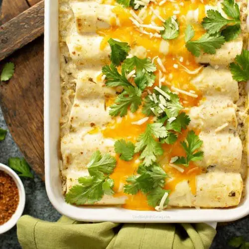 Leftover Turkey Enchiladas