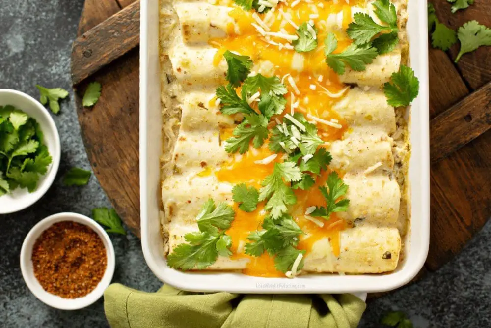 Leftover Turkey Enchiladas