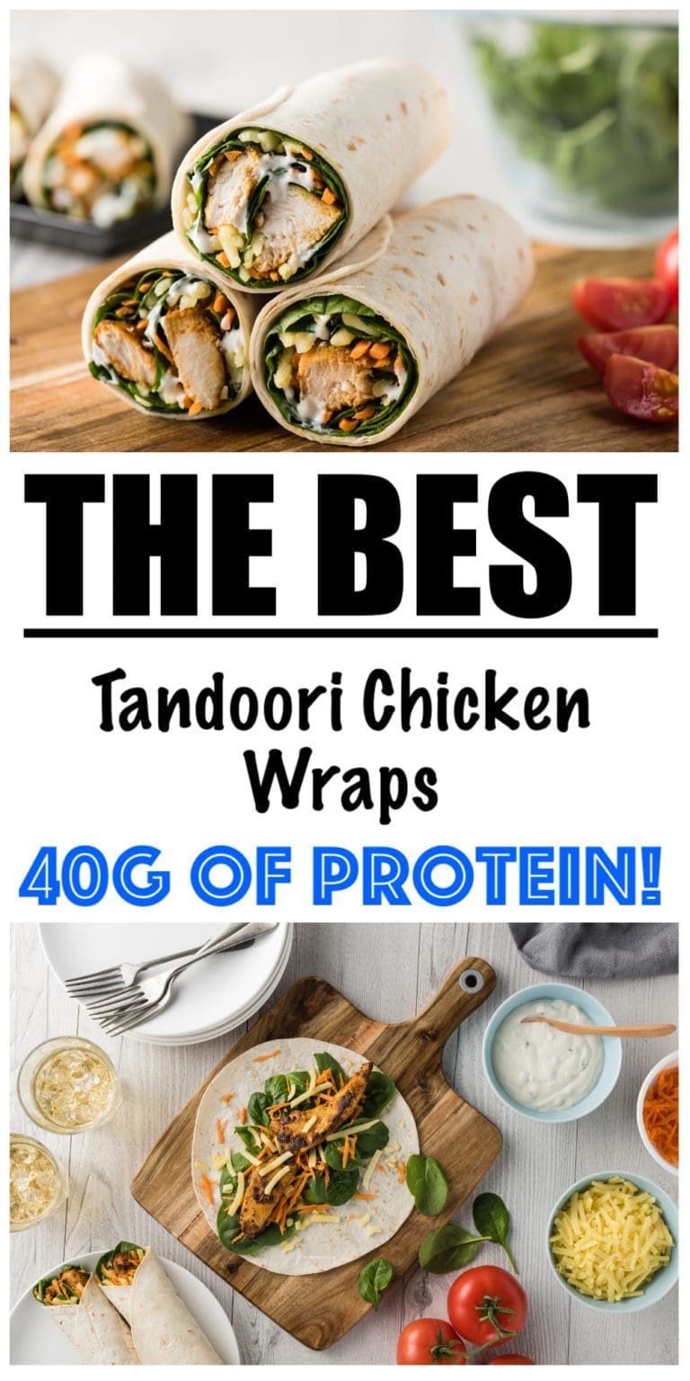 Low Calorie Tandoori Chicken Wrap - Lose Weight By Eating