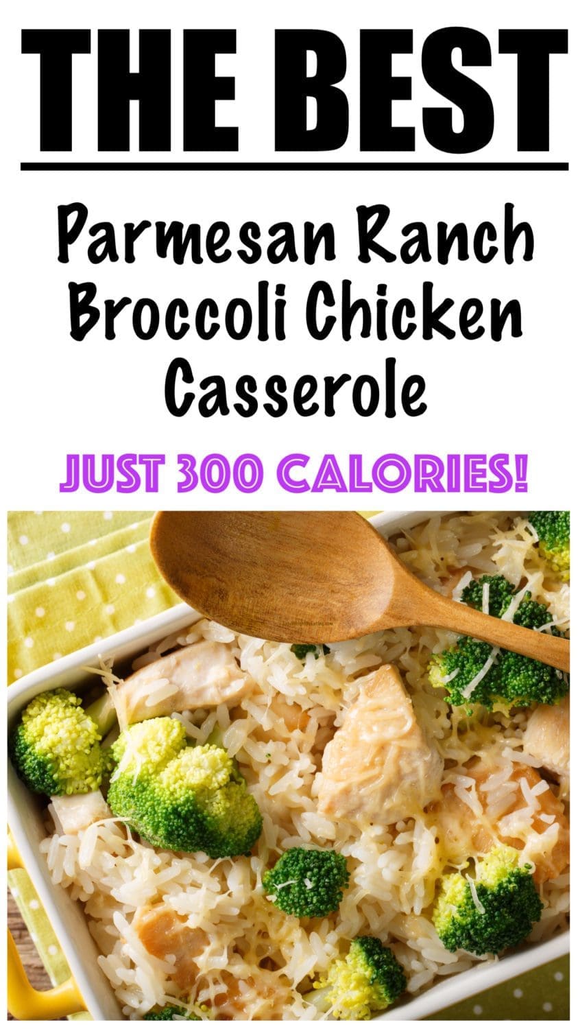 Parmesan Ranch Broccoli Chicken Casserole
