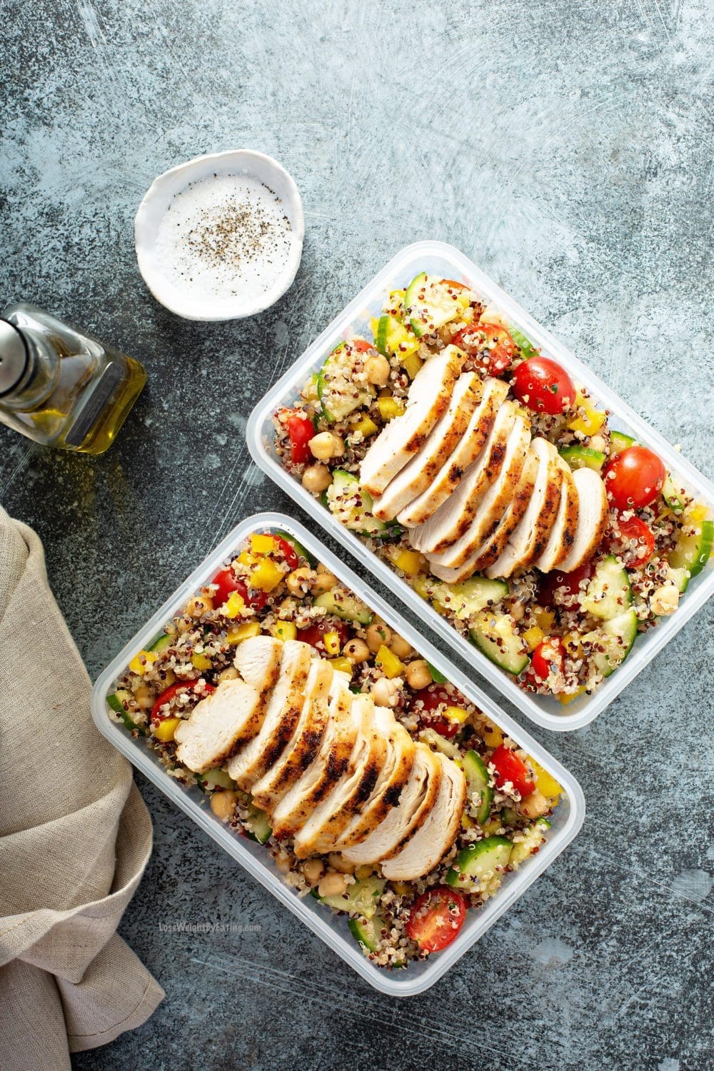 Chicken and Quinoa Tabbouleh Salad