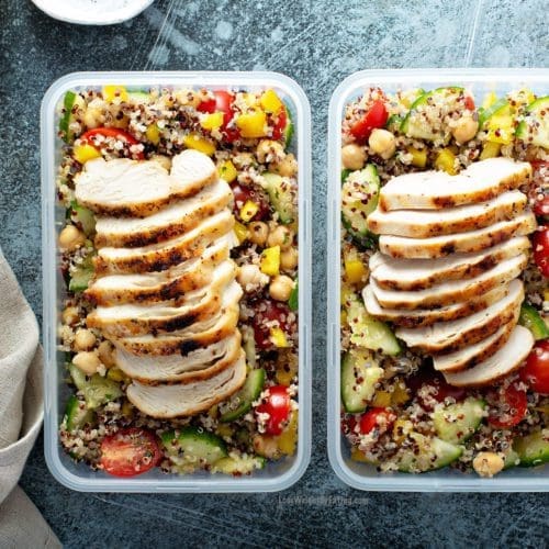 Chicken and Quinoa Tabbouleh Salad