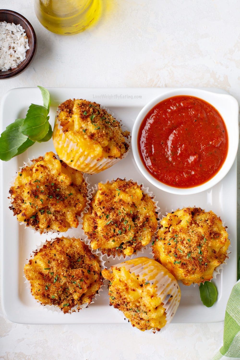Low Calorie Mac and Cheese Cups