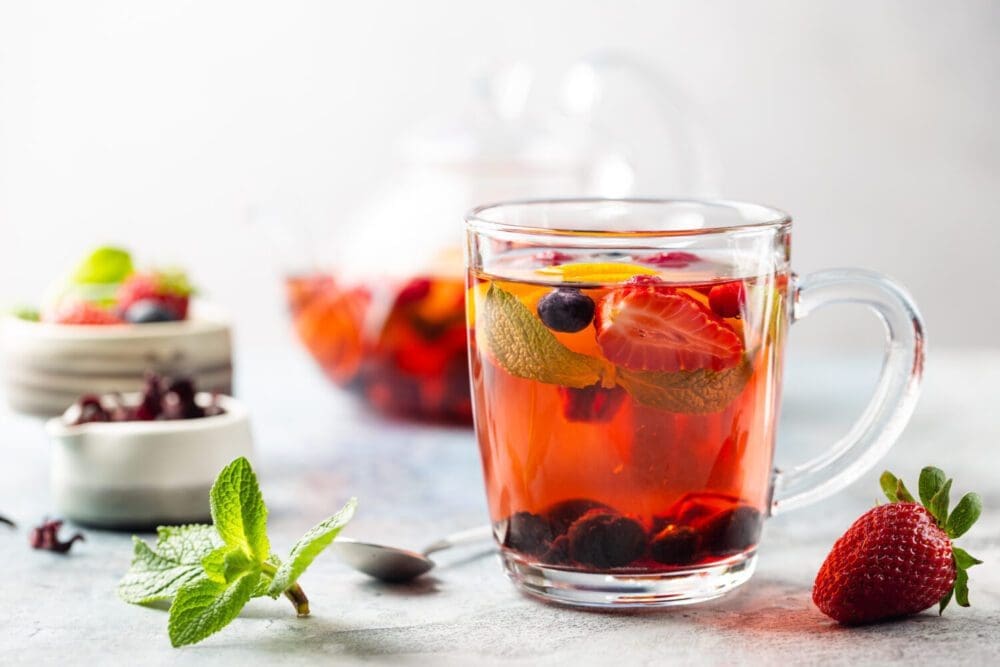 Cranberry and Apple Cider Vinegar Tea for Weight Loss