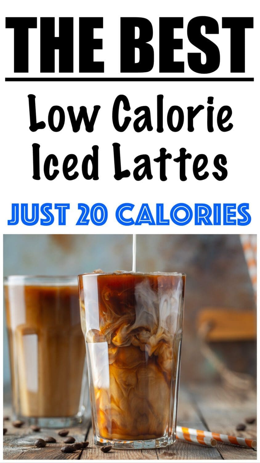low calorie iced lattes