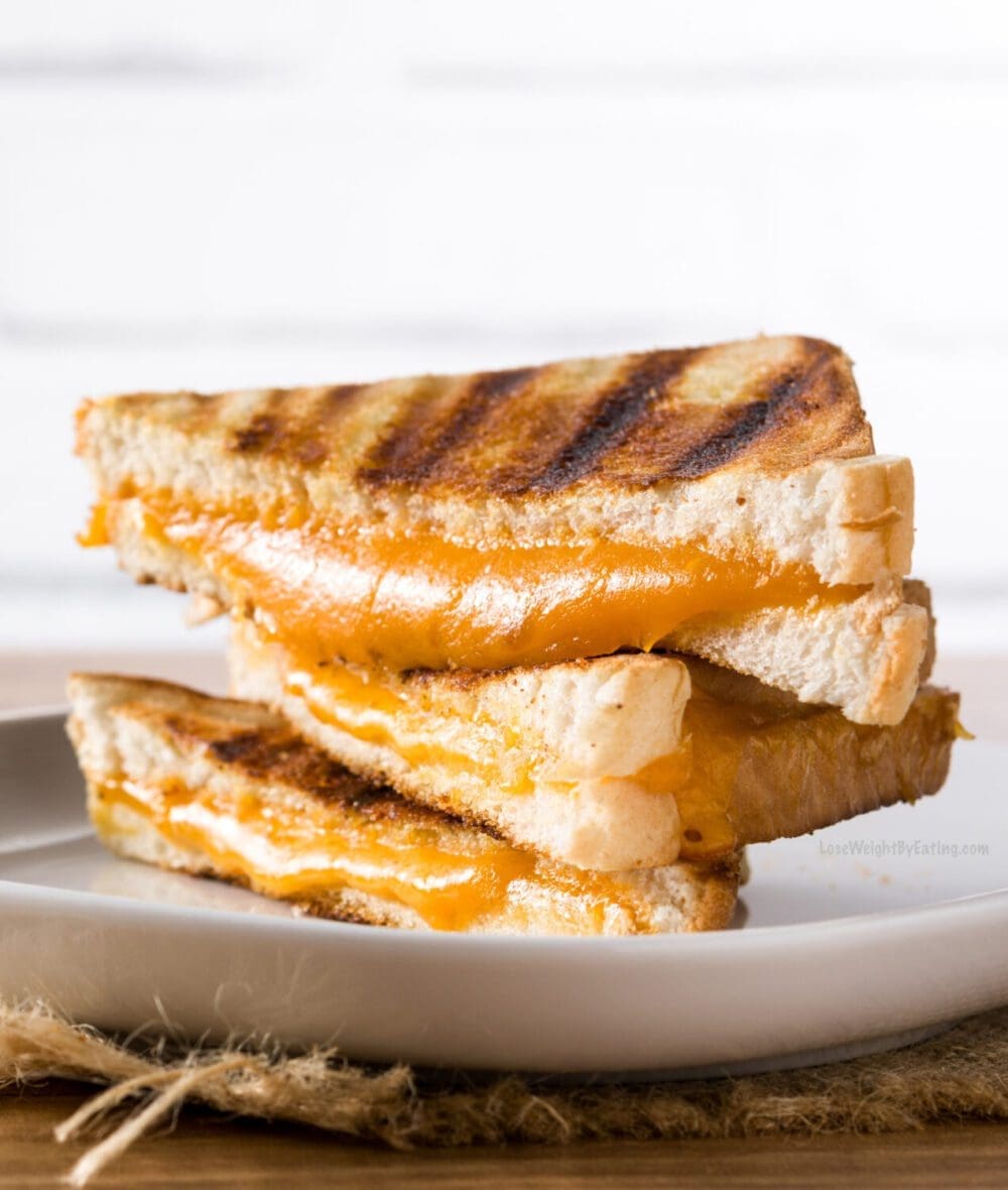 Low Calorie Grilled Cheese Sandwiches