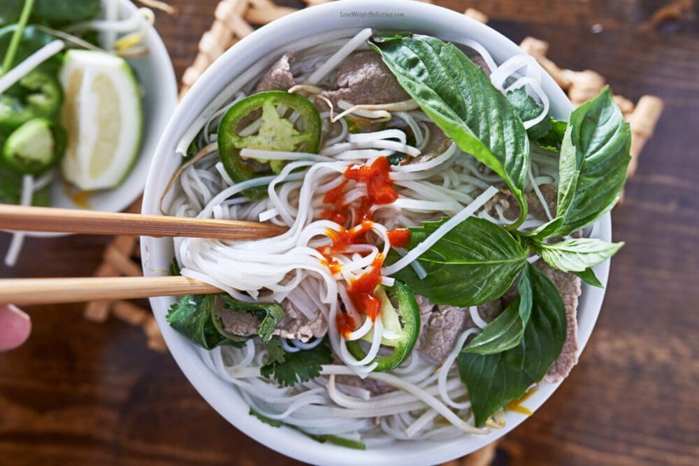 calories in pho