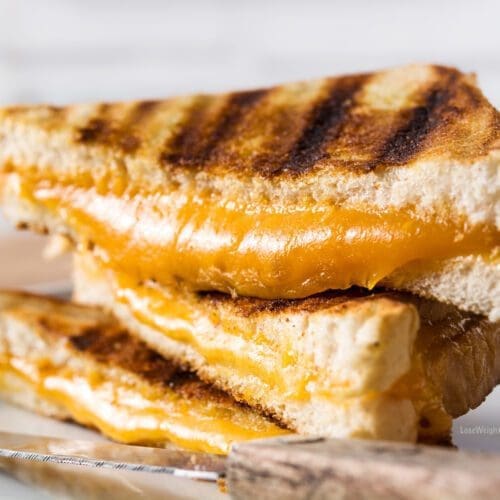 Low Calorie Grilled Cheese Sandwiches