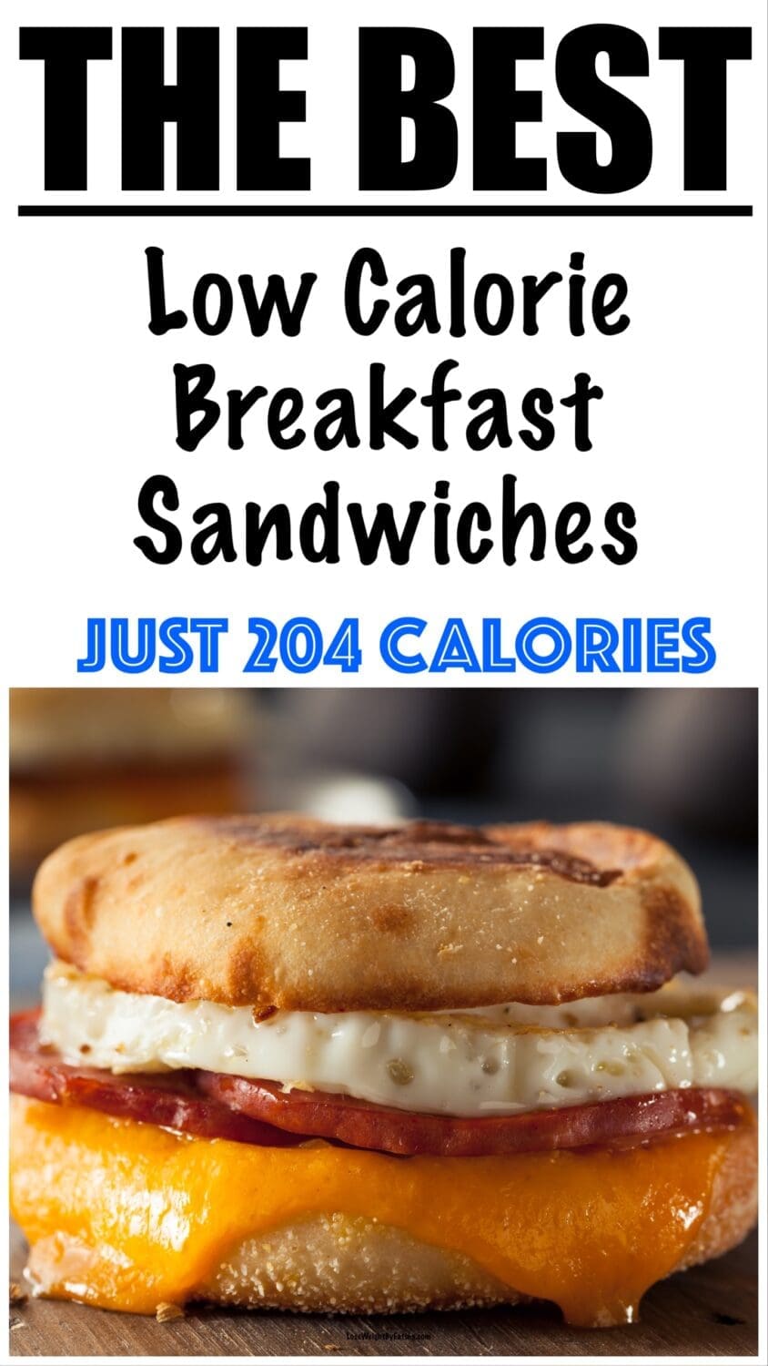 Low Calorie Breakfast Sandwiches