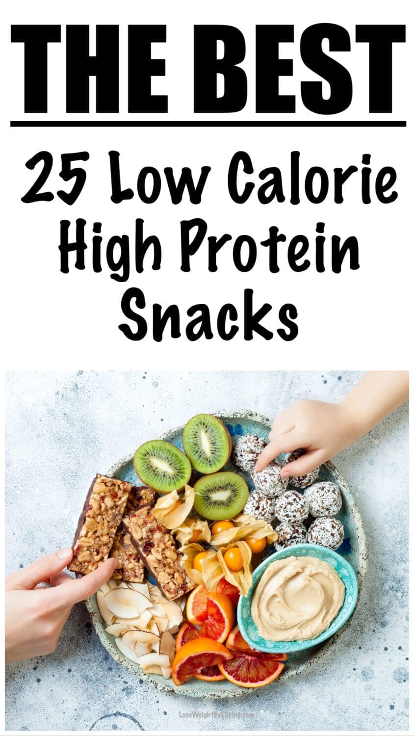 low calorie high protein snacks