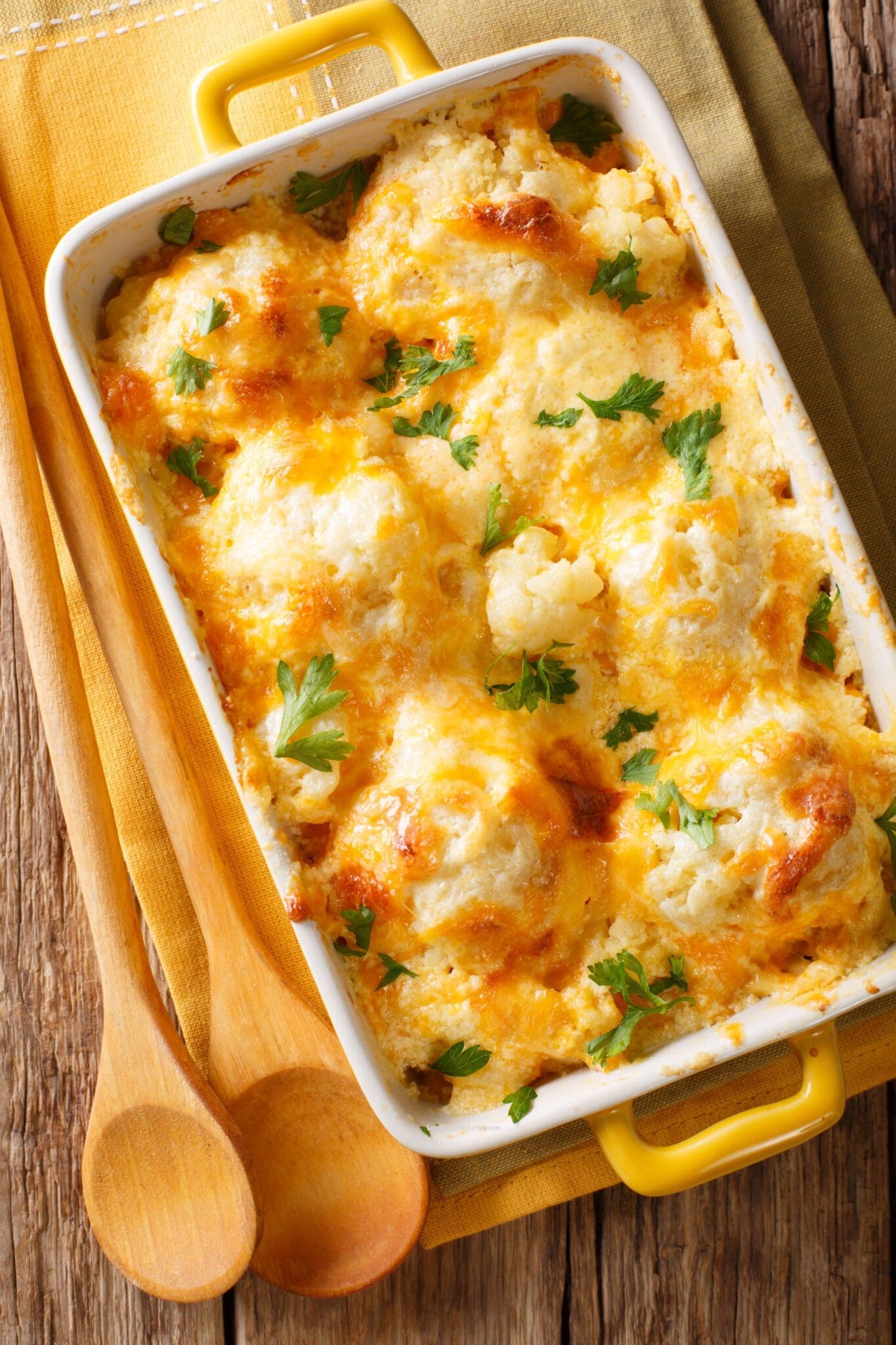 Healthy Cheesy Cauliflower Casserole - Lose Weight By Eating