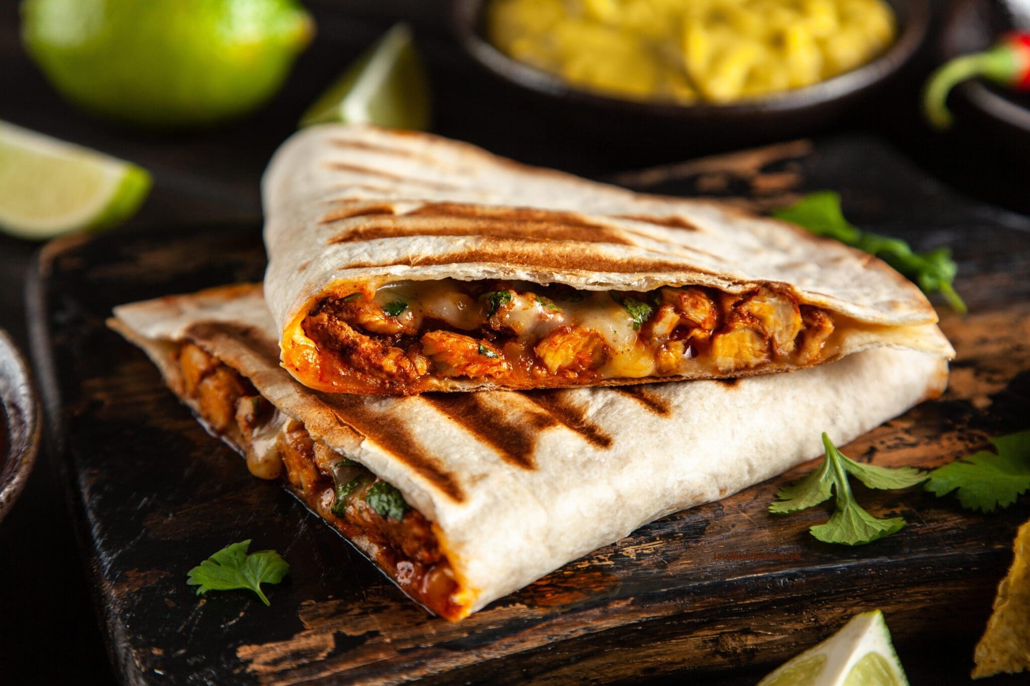 Healthy Chipotle Chicken Quesadilla - Lose Weight By Eating